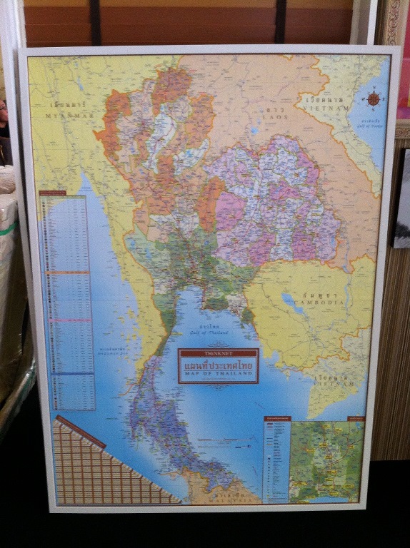 กรอบแผนที่ประเทศไทย